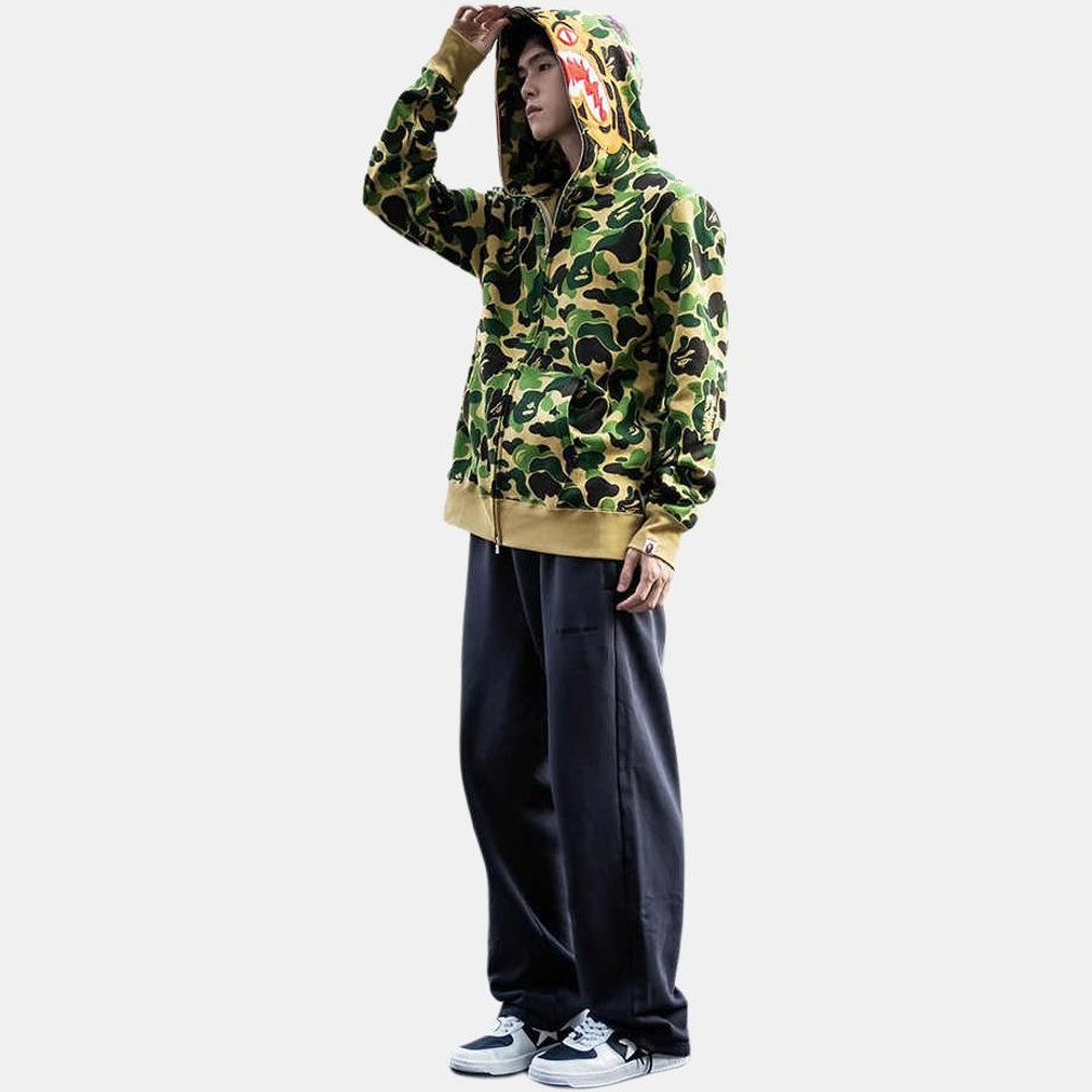 A Bathing Ape Bathing Ape Abc Camo Jacquard Track Куртка зеленый