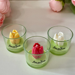 Ароматическая свеча "Белый тюльпан", 35 г