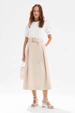4953 Юбка женская (песочный)
