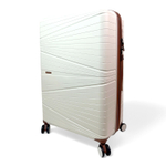 Большой чемодан Mironpan 23103, Молочный, XL