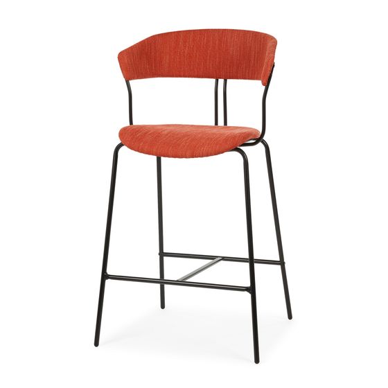 Полубарный стул Embrace красный
