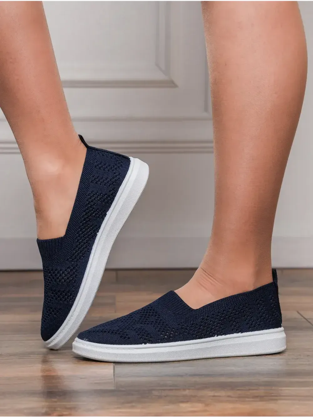 Мокасины летние текстильные