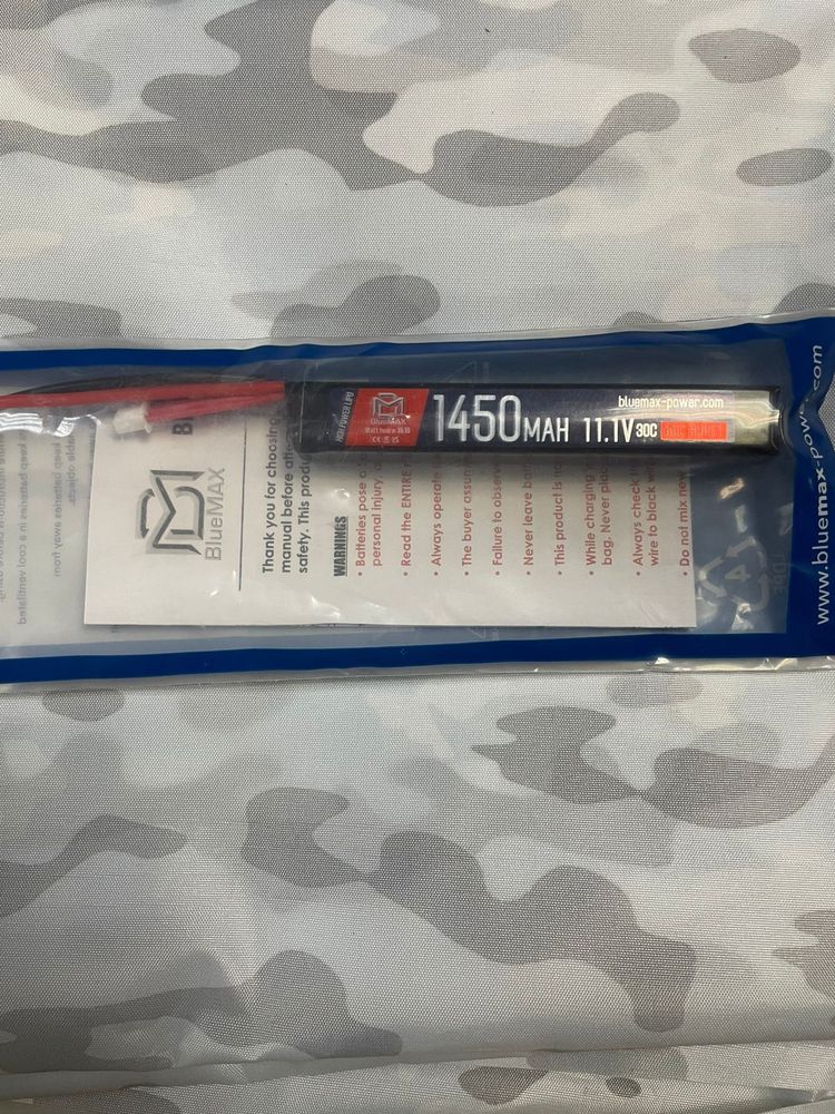 Аккумулятор BlueMAX 11.1 1450 30C Stick (мини-таммия)
