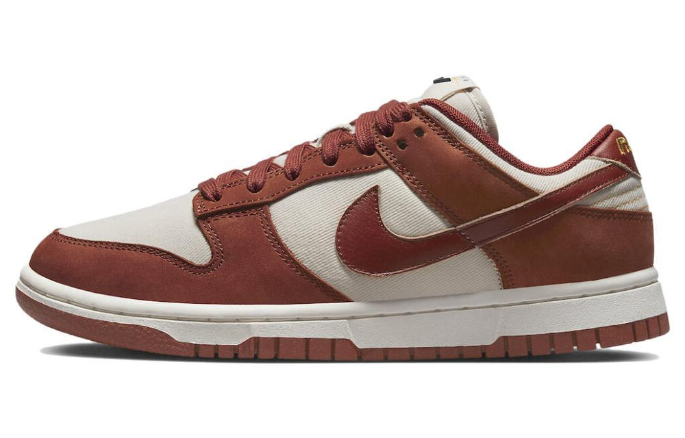 Кроссовки Nike Dunk Low "Light Orewood Brown And Rugged Orange" (Женская размерная сетка)