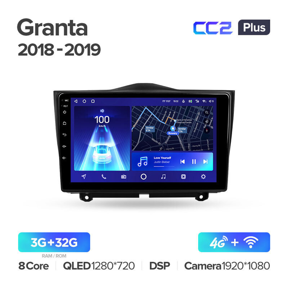Teyes CC2 Plus 9" для LADA Granta 2018-2019