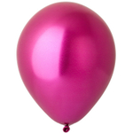 Шар латексный Хром 25 см (Розовый)