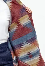 Рубашка Kefirmaykifer Этно Оверсайз оранжевая 2