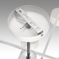 8241/8C COMFI LN26 244 белый/хром, металл Люстра потолочная LED GX53 8*7W 220V KARINA