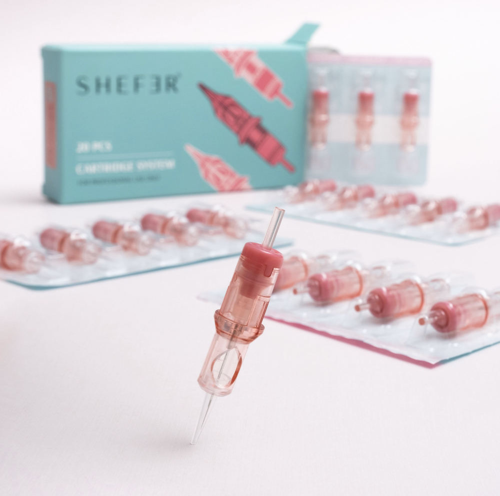 Shefer 30/3RLLT картриджи для перманентного макияжа и тату 20 шт.