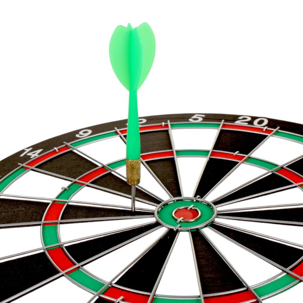 Дартс с иглами д-29 см с сеткой железной, в наборе 4 дротика, с-30857