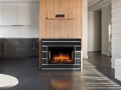 Портал Firelight Moderno 25 шпон чёрный дуб