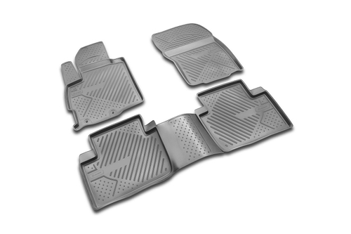 Коврики в салон для CITROEN C-Crosser 2007- 4 шт. (полиуретан) NLC.10.14.210K