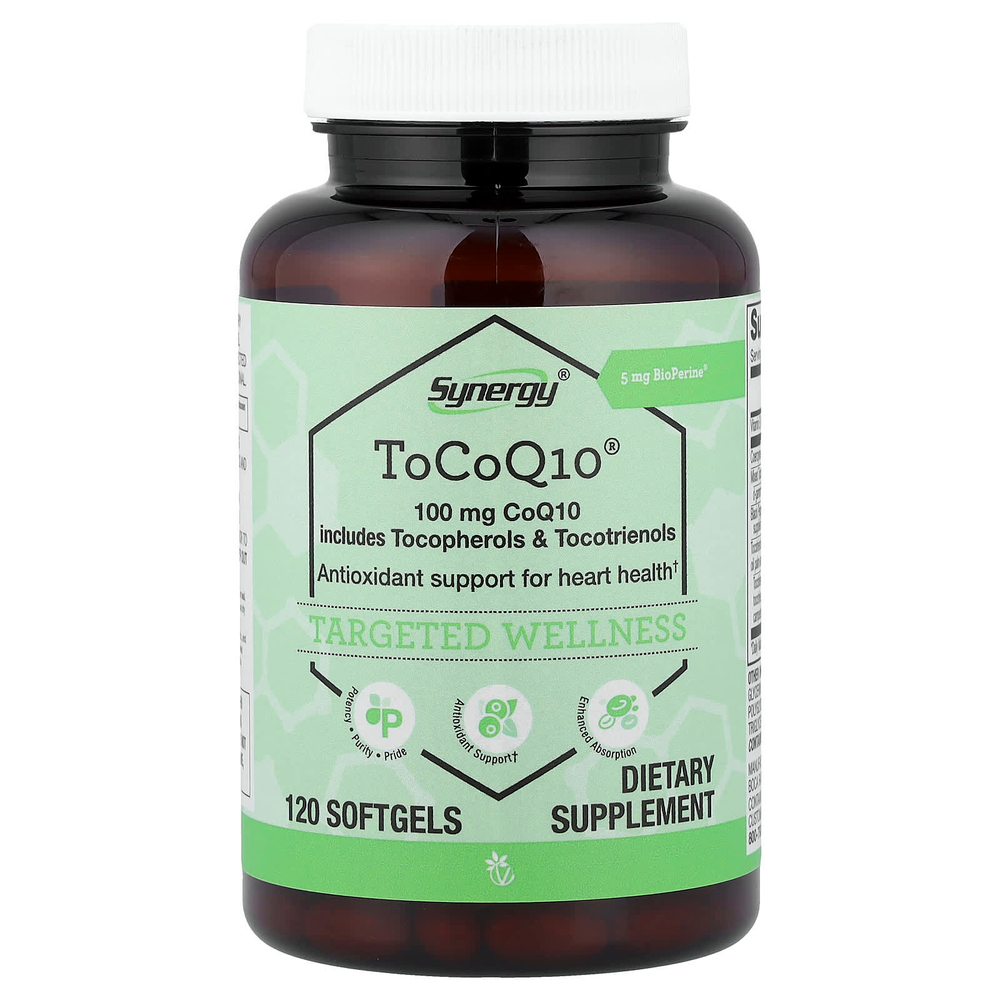 Vitacost, Synergy®, ToCoQ10®, 120 Softgels