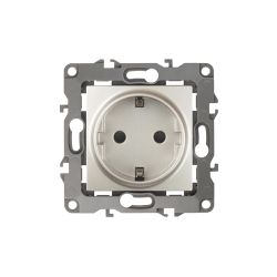 Розетка ЭРА Серия 12 12-2102-15 2P+E Schuko со шторками 16A-250В IP20 перламутр | Эра 12