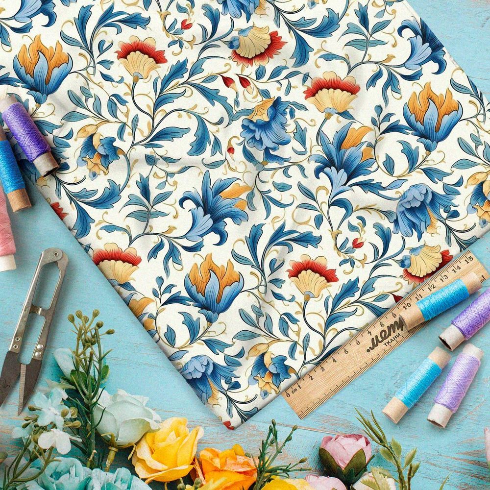 Ткань Ниагара Софт сказочный орнамент