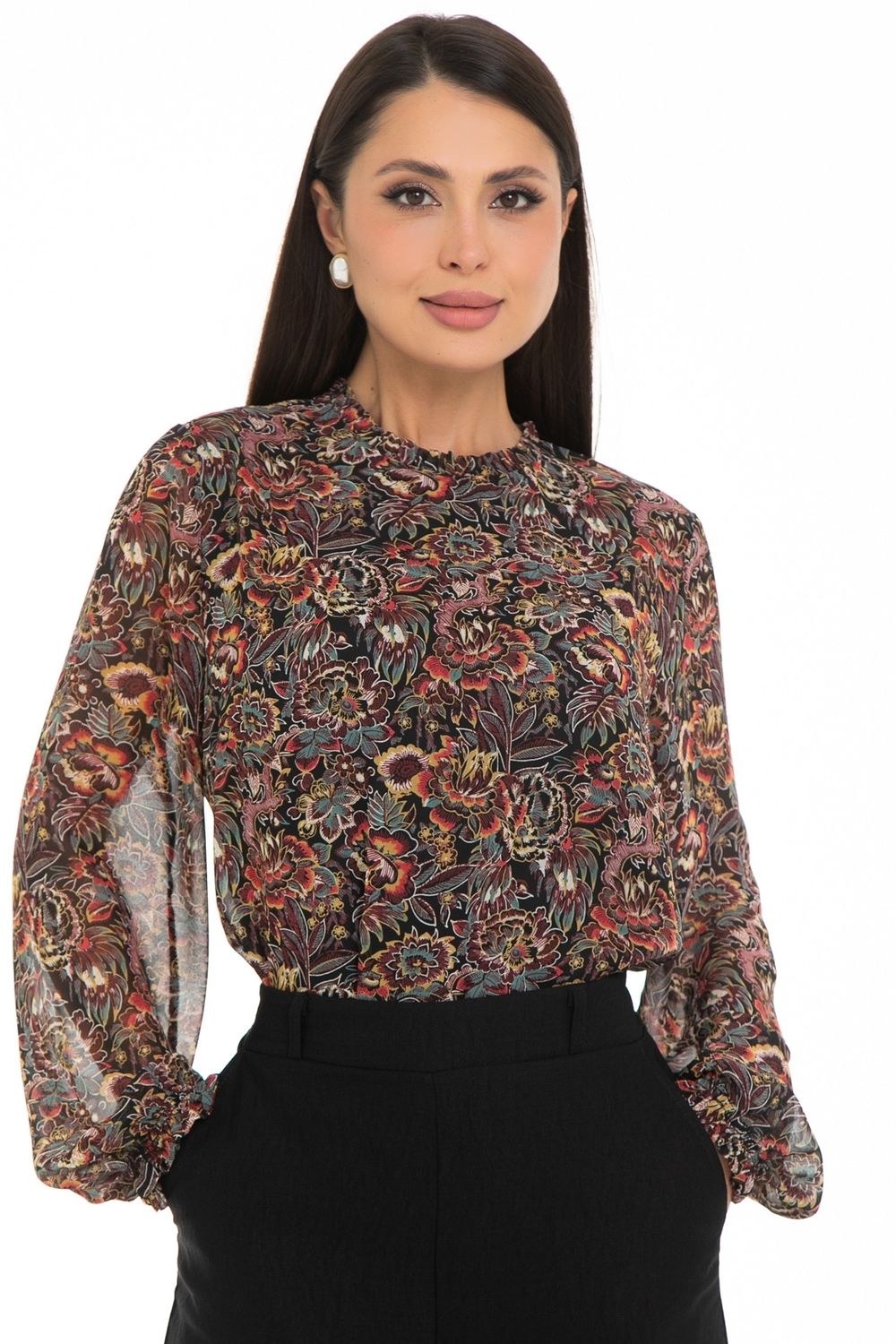 Блуза Волшебный шифон (вамп) Diolche