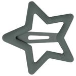 Заколки для волос НАБОР 10 шт., 3,5 см, клик-клак, звездочки, матовый, разные цвета, MONTE VITA, 457084