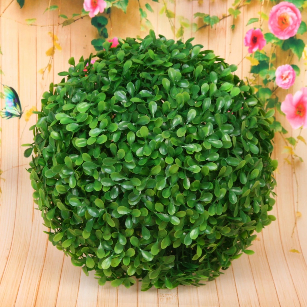 Искусственное растение шар «Самшит» зеленый D-23см Ultramarine