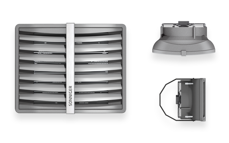 Тепловентилятор водяной Heater CR3 PRO 35-95 кВт 5600 м3/ч