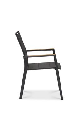 Andy, стул антрацит, алюминий/текстилен