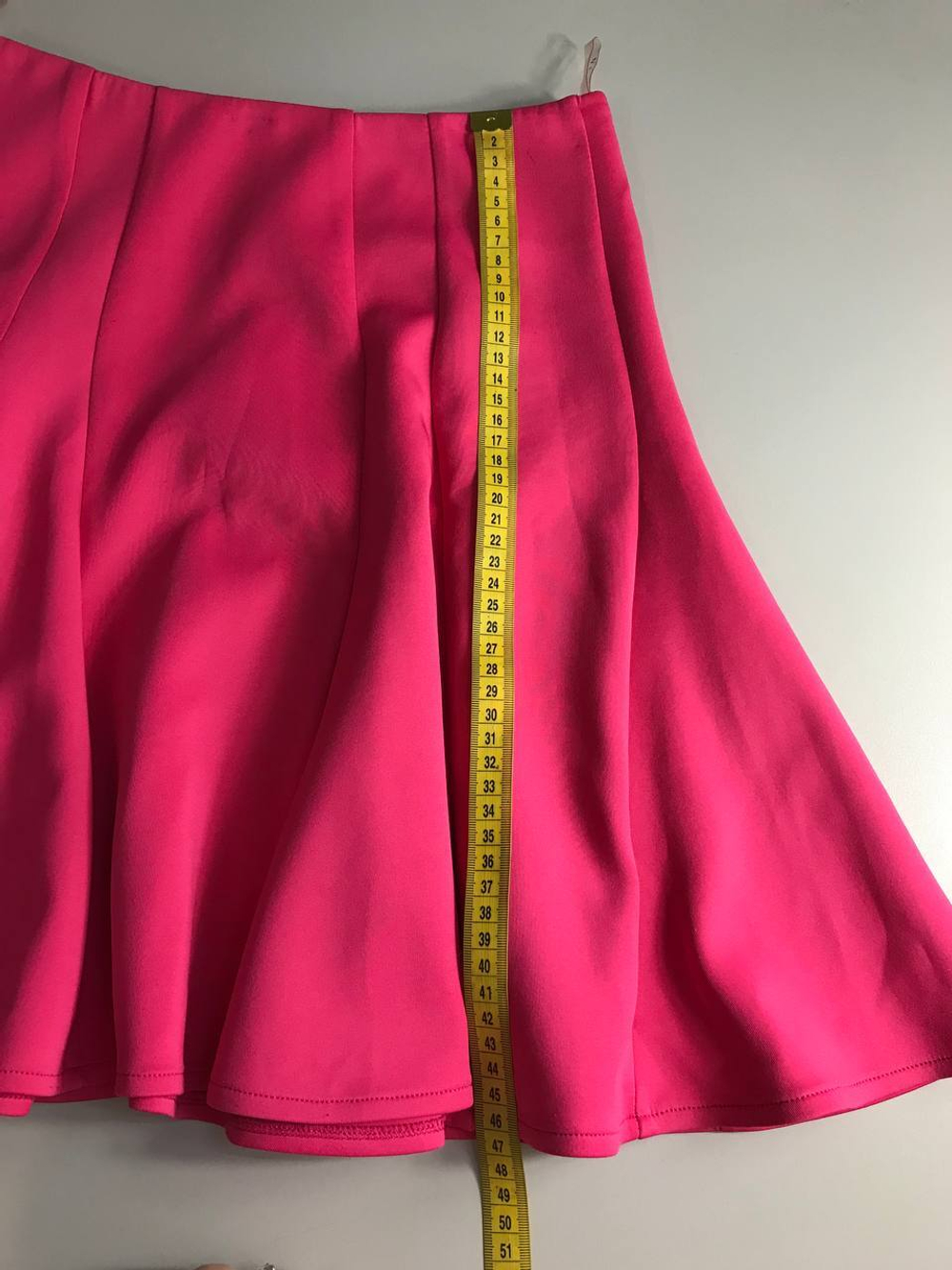 Юбка Joy Miss цвета фуксии, маркировка 36, визуально 42/44 размер