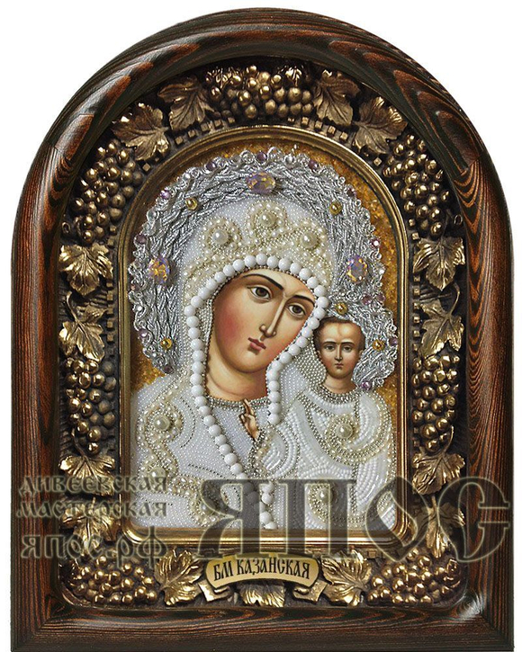 Икона Пресвятая Богородица Казанская бисер