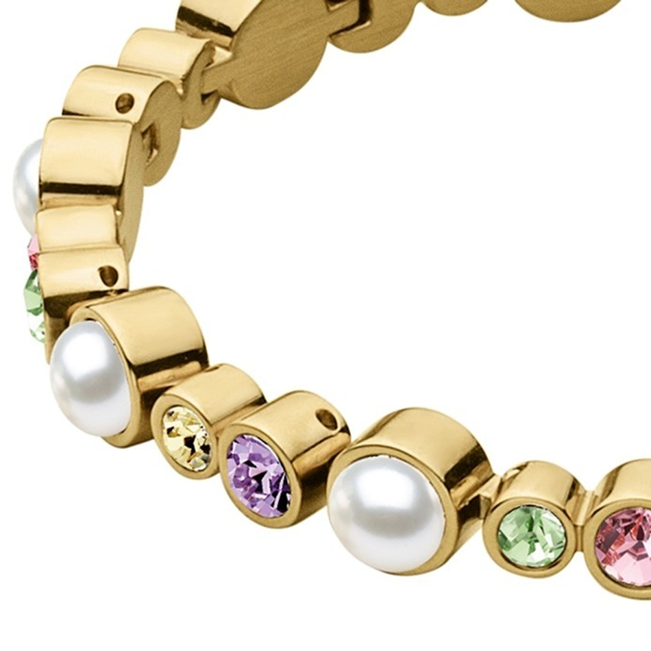 Браслет Dyrberg Kern SACHA SG PASTEL MULTI / WHITE PEARL 450096