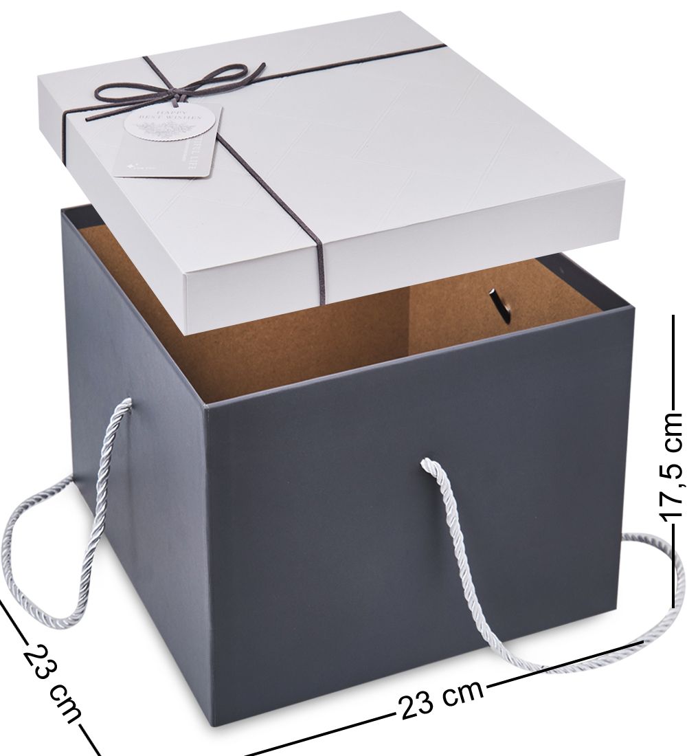 WF-196/3-A Коробка бол., серый/графитовый