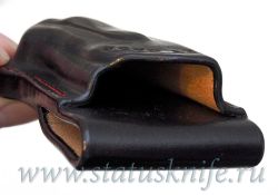 Чехол кожаный черный ZT 0454фотография - 3