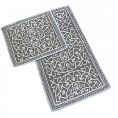 Набор ковриков для ванной комнаты хлопковые ZALEL 60*100+50*60 DESEN 6