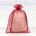 Мешочек 11х16см Органза (Бордовый)