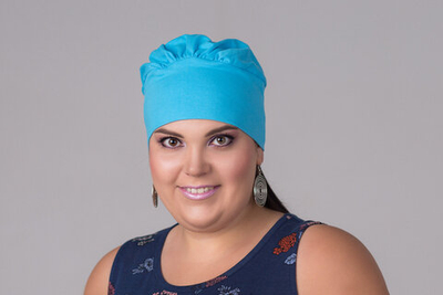 Шапочка тюрбан БЛАНКА HLG5 облегченная, хлопок, Elza Meyger