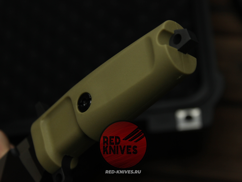 Нож Extrema Ratio Fulcrum C P/S А+++ V.2026 - пустынная рукоять, черный камо клинок