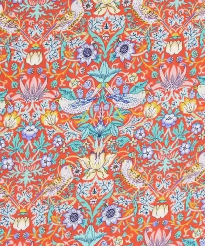 Рубашка женская разноцветная с принтом «Клубничный вор»