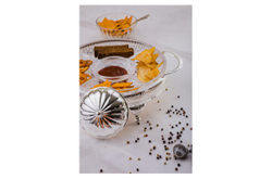 Менажница 25см с центральной крышкой Queen Anne с ручками