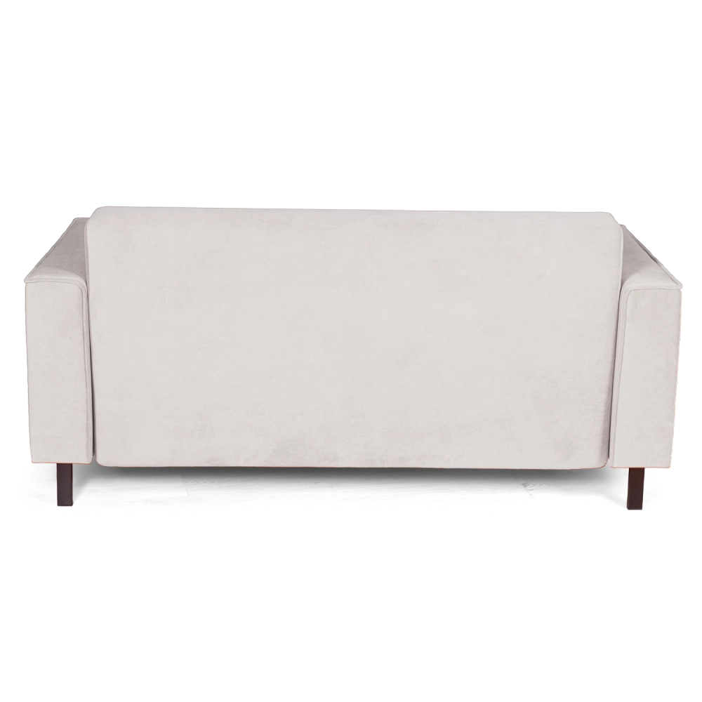 Club диван-кровать прямой, велюр Frost silver