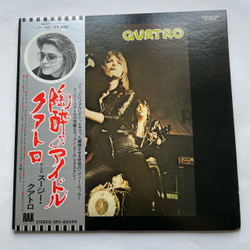 Винтажная виниловая пластинка LP Suzi Quatro, Quatro (Япония 1975) (Оби)