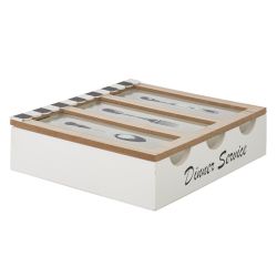 GAEM Шкатулка для столовых приборов, L26 W23 H7,5 см