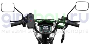 Электроскутер GT U3 1000W (60V/30Ah) железофосфат - Черный фото №9