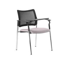 Офисный стул Pinkо mesh chrome с пюпитром