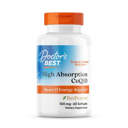 High Absorption CoQ10 with BioPerine 100 мг 60 мягких капсул Doctors Best