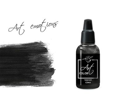 P-ART3 Краска Pacific88 ART Color Черная сажа (black soot), 18мл