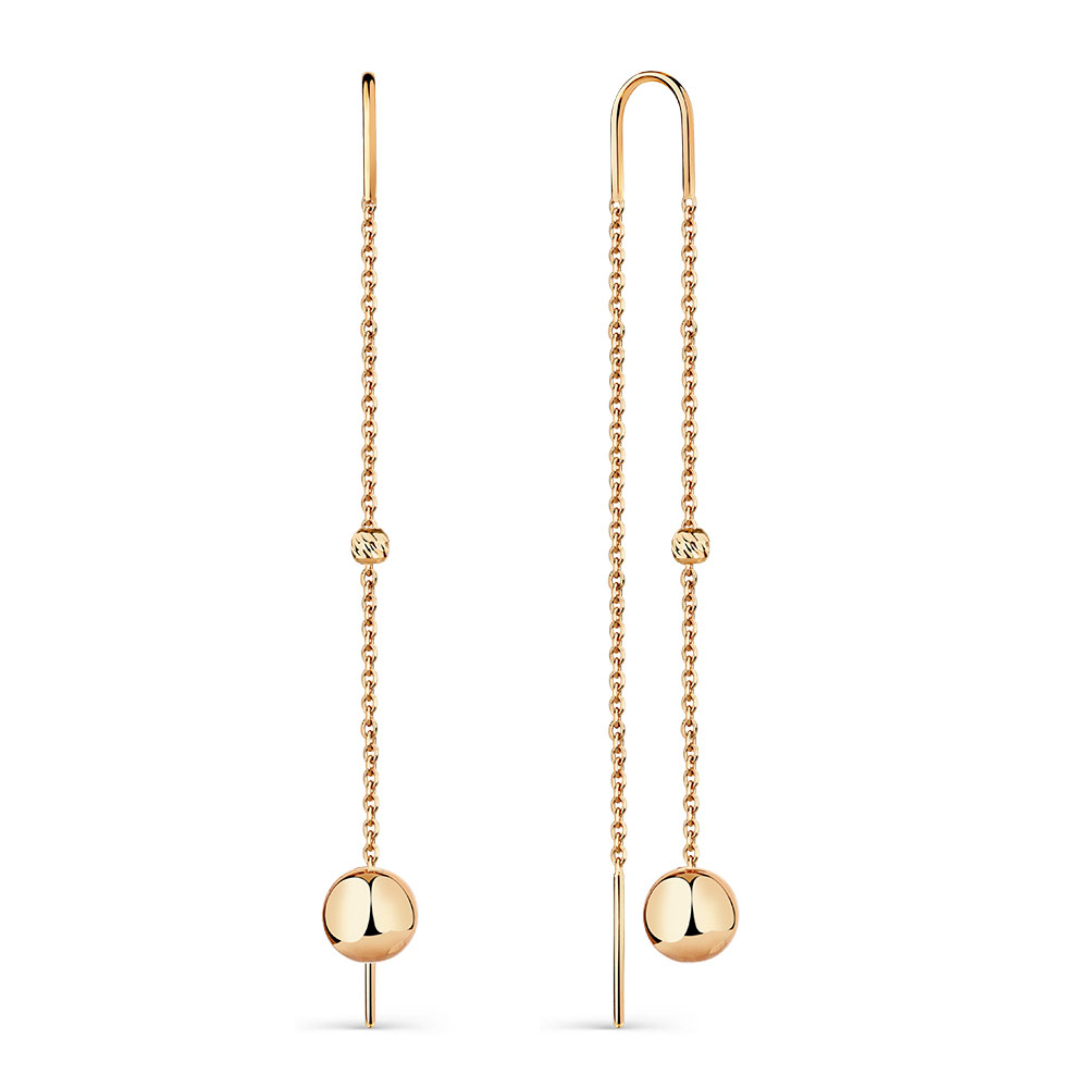 Серьги из золота 585 пробы