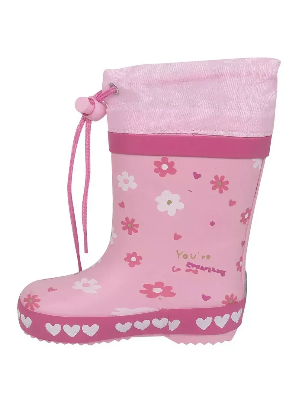 Детские резиновые сапоги для девочки