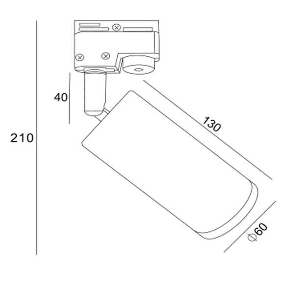 Светильник на штанге Maytoni Focus Design TR011-1-GU10-G