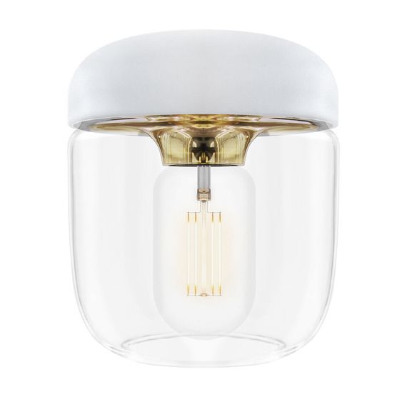 Плафон Umage Acorn White Brass Ø14х16