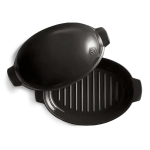 Жаровня Emile Henry Charcoal, 41.5 х 27.5 см