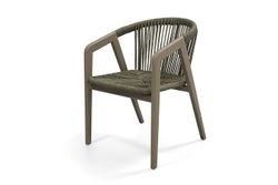 "Будапешт" стул из искусственного ротанга, цвет серый