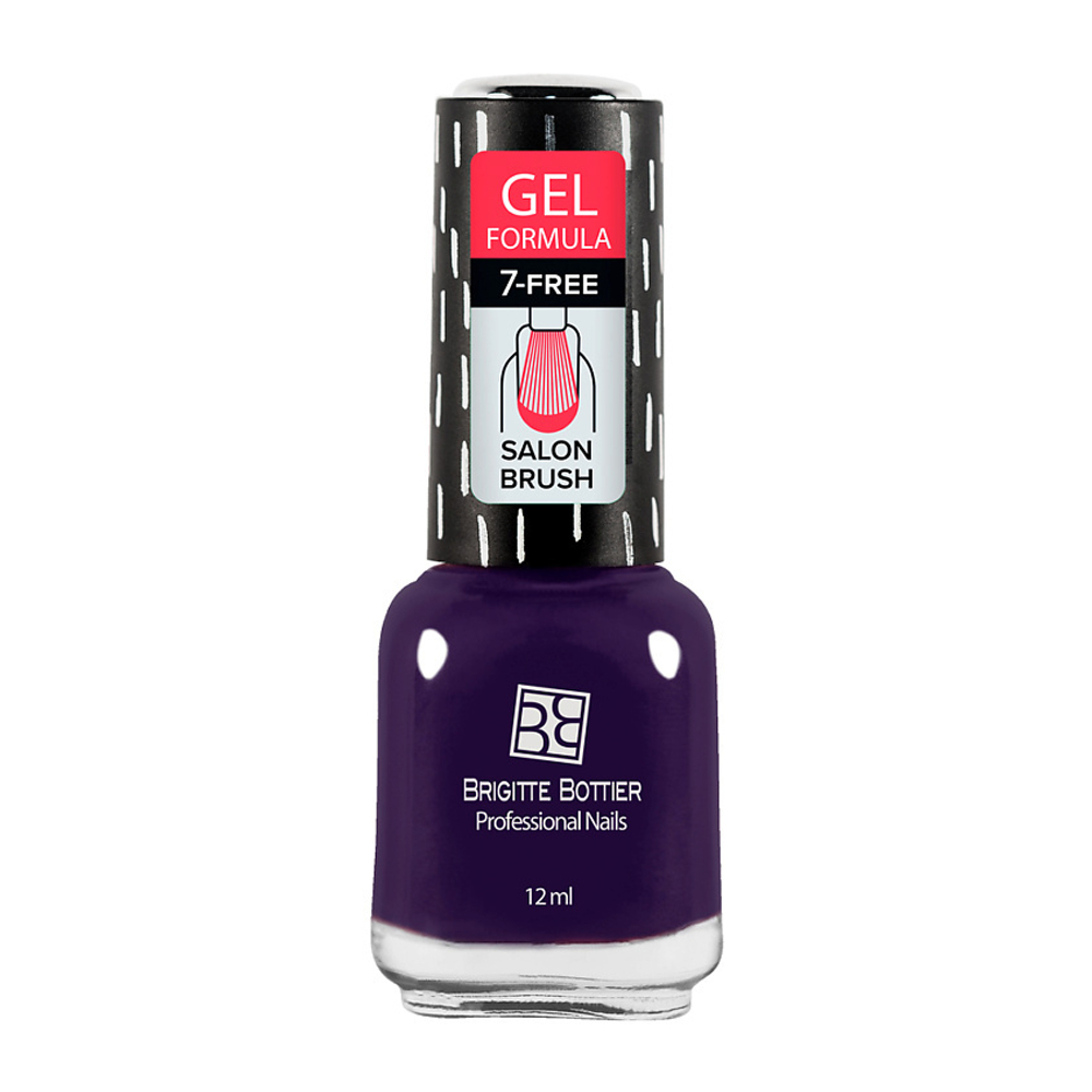 BRIGITTE BOTTIER Лак для ногтей GEL FORMULA тон 01 прозрачный, 002