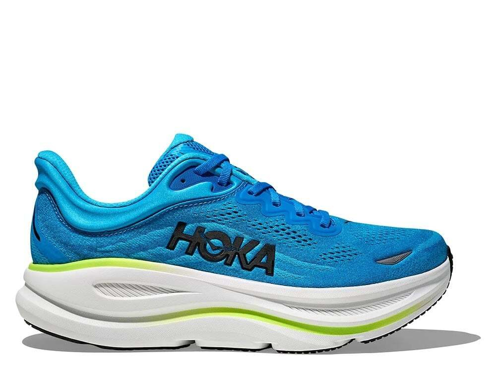 Кроссовки для бега мужские Hoka Bondi 9 M Сине-Зеленый